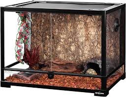 REPTI ZOO Stort Terrarium 34 Gallon med Främre Dörr