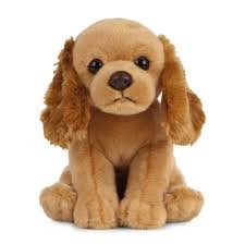 Mjukisdjur Cocker Spaniel Valp - Living Nature (16 cm)