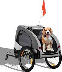 Zoomundo Cykelvagn för Hund - Grå Transport Buddy