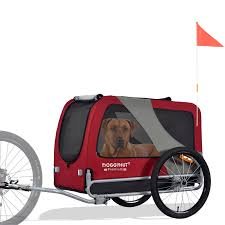 TIGGO DOGGYHUT® Premium XL Cykelsläp för Stora Hundar