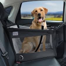 Hundbilstol med bälte för säker biltransport