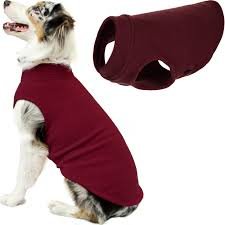 Gooby Vinröd Stretchfleeceväst 3XL för Små Hundar