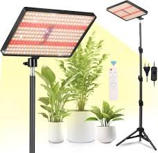 MICCYE Fullspektrum Växtlampa med Stativ - 286 LEDs