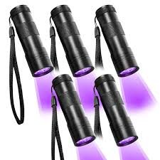Beinhome UV Ficklampa - 5-pack för Urindetektering och Sedeldetektion