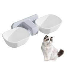 Upphöjd Väggmonterad Kattskål