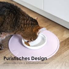 LucyBalu® BOWL - Elegant Kattskål i Porslin