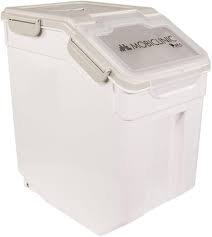Mobiclinic® Pets Matbehållare 20L med Hjul och Lufttät Förslutning